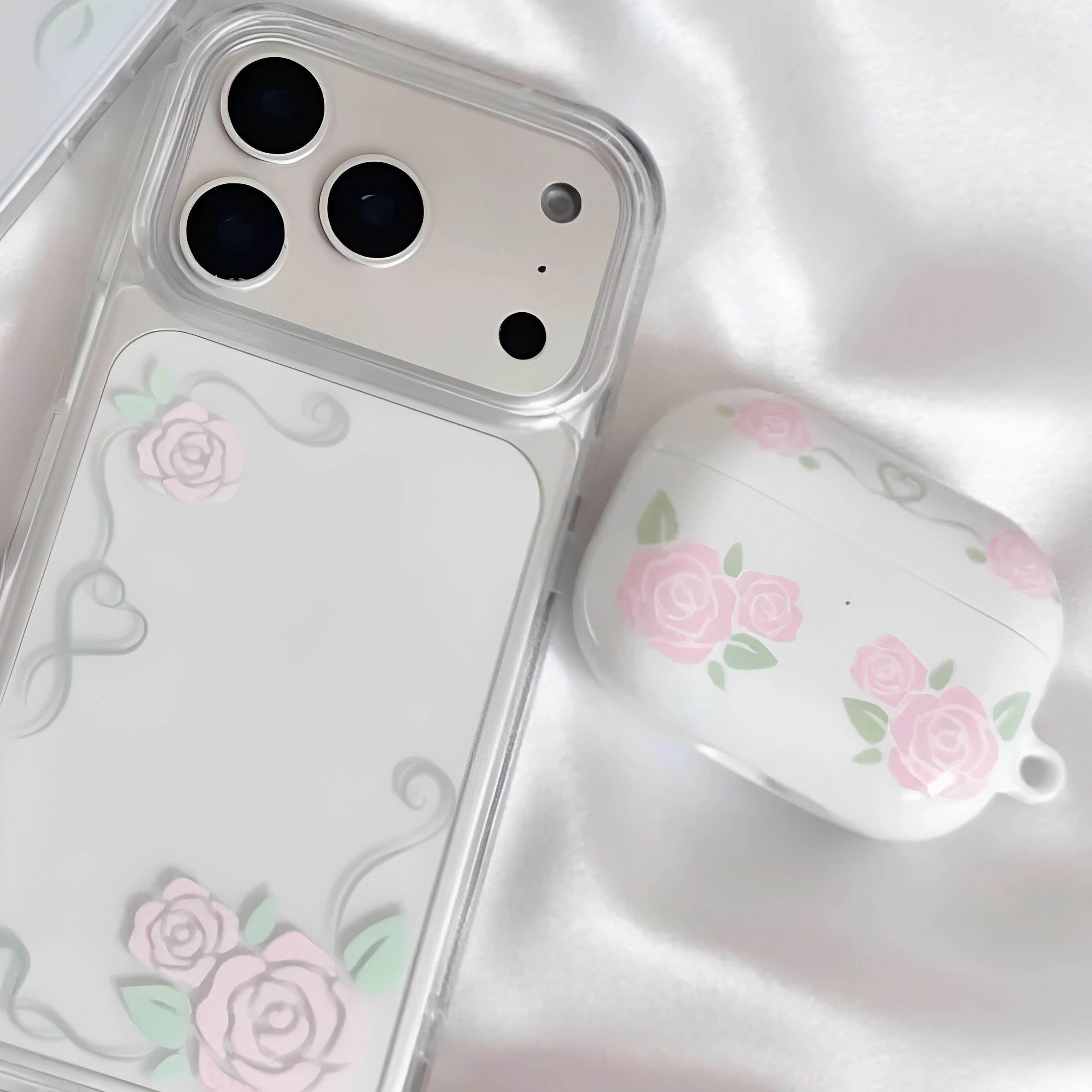 Pink Flower Vine Clear Phone C - Fishing Boat Cover review and price