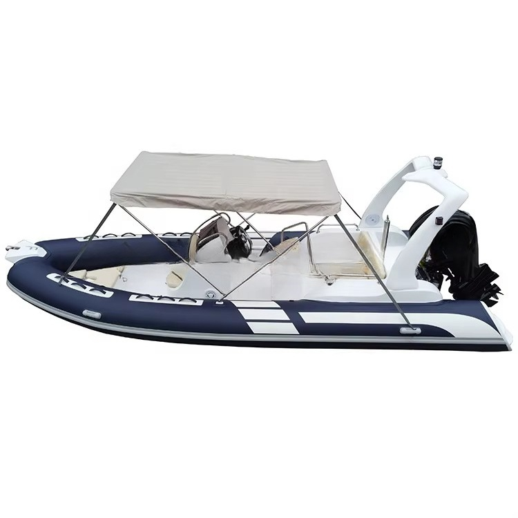 Blue Color 19 Foot PVC air Pon - Fishing Boat Fiberglass review and price