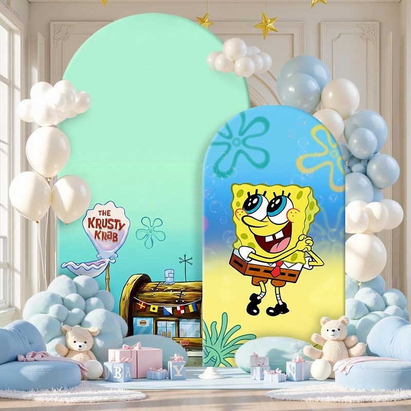 SpongeBob Mr Krabs Arch Backdr - Fishing Boat Cover review and price