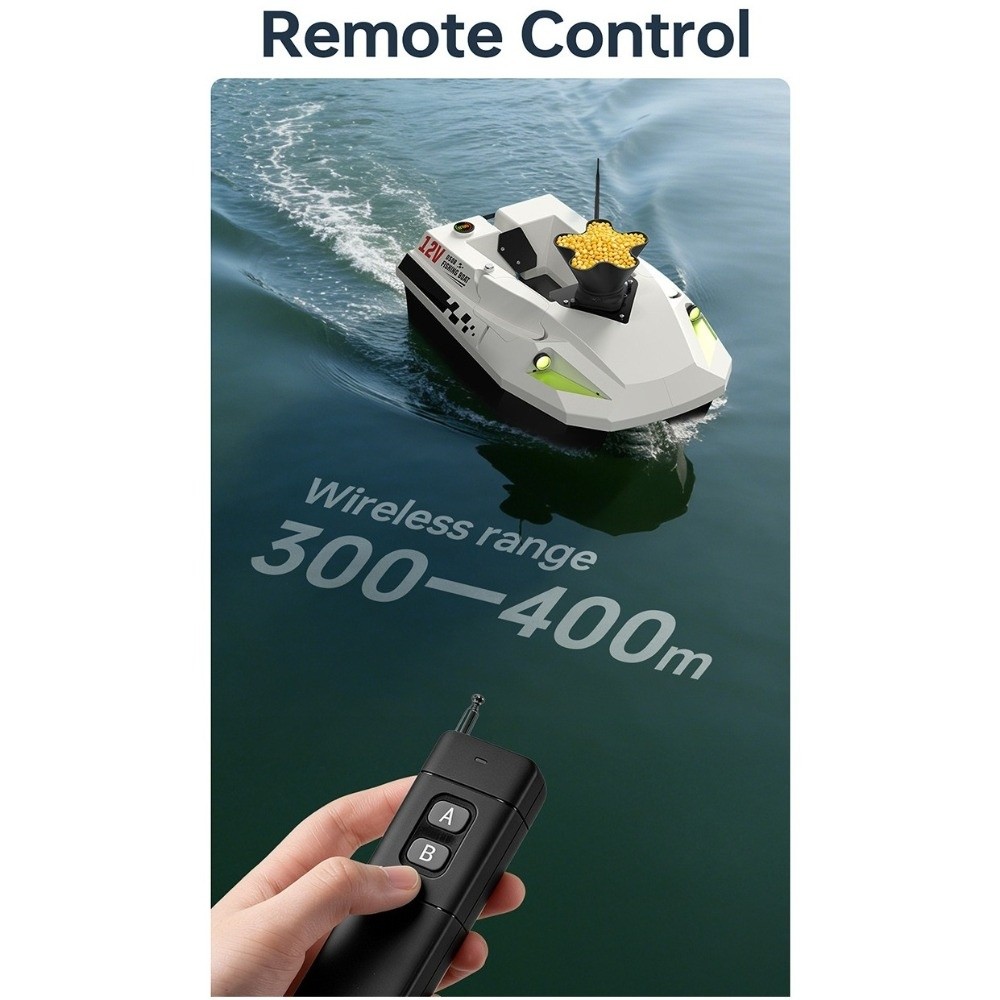 2.4GHz Wireless RC Boat Bait D - Fishing Boat Anchor Winch review and price